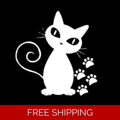 Cat paw prints Die Cut Vinyl Decal sticker Cat paw prints Die Cut Vinyl Decal sticker